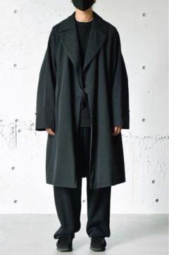 美品　COMOLI コモリ　ウォッシュドタイロッケンコート　21SS　サイズ3 COMOLI / コモリ | ウォッシュド タイロッケンコート - Black