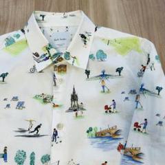 ✨美品✨Paul Smith/ポール・スミス/長袖シャツ/風景プリント/総柄