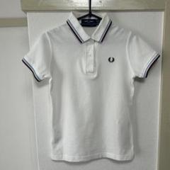 FRED PERRY ホワイト ポロシャツ UK 10 Fred Perry ホワイト ポロシャツ UK 10 トップス