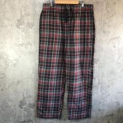 yu18古着　チェックパンツ　パジャマパンツ　黒　赤　グレー　白　90s Y2K