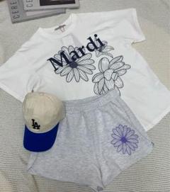 MARDI トレーナーとショートパンツセット XL 130 セール】《低身長サイズあり》レース付きショートパンツ（その他