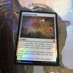 MTG foil 4枚セット探検の地図ボーダレス