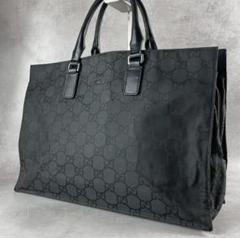 A4可 美品 OLD GUCCI レザー 2WAY ビジネスバッグ 黒 フラップ 未使用 GUCCI グッチ ビジネスバッグ トムフォード期 ブラック