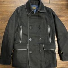 □極美品□FUCT SSDD/ファクトリ□ウール□Pコート□Lサイズ