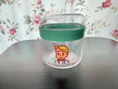 昭和レトロ　キャンディポット　スペースエイジ　キッチン雑貨　超絶希少　レアカラー 昭和レトロ キャンディポット キッチン雑貨 スペースエイジ