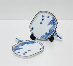 辻常陸 染錦 飾皿 皿 古美術 色絵 絵皿 アンティーク