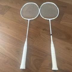 ２本セット　4U バドミントンラケット ホワイトシルバー b4000g254-728-1.jpg