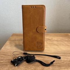 Xperia 1 Ⅳ 手帳型スマホケース スタンド ブラウン 手帳型