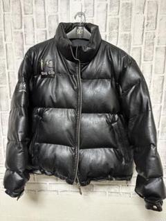 大特価✨新品 THUG CLUB サグクラブ レザージャケット ダウン ☆送料・関税込☆THUG CLUB☆Leather Puffer Jacket☆ (Thug