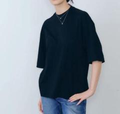 シンゾーンShinzoneスムースTシャツ半袖カットソー美品MHL黒SHIPS