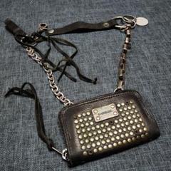 DIESEL バイカーズウォレット チェーン レザー - メルカリ