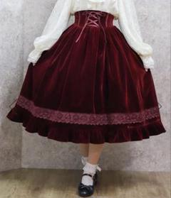 【最終値下げ】タグ付き未使用 ミディオーガンジーパニエ 黒 axes femme axes femme kawaii（アクシーズファムカワイイ）の「ミディ