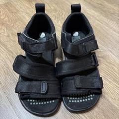 ムーンスター　ブラックベルト付き　キッズサンダル　18㎝