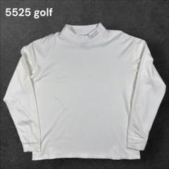 極美品 5525 golf ゴルフ モックネック 伸縮 ナノユニバース L