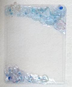 ✨海の生物 波イメージトレカケースデコ✨　ハンドメイド　ホイップデコ