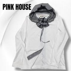 PINK HOUSE フード付きシャツ ホワイト