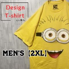 【US輸入】ミニオンズ　ビッグシルエット　キャラクターTシャツ《メンズ2XL》