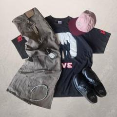 c-boy style(No.162)アメカジコーデ バンt ワイドワークPT