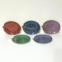 有田焼　弥左衛門窯蛸唐草　木の葉型　銘々皿5枚セット　金彩　和食器　小皿 有田焼 弥左衛門窯蛸唐草 木の葉型 銘々皿5枚セット 金彩 和食器