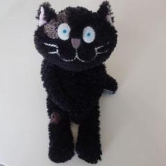 MANHATTANER'S 黒猫　ぬいぐるみ　中古品 楽天市場】【マンハッタナーズ】久下猫クラフトぬいぐるみ