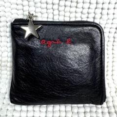 極美品❗️　agnes b.　アニエスベー　がまぐち　レザー　コインケース 美品 agnes b. アニエスベー がま口 小銭入れ コインケース