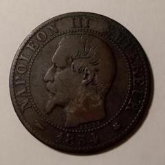 Eloi エロア　ナポレオン3世　コインナイフ　銀貨 フランス 1864A ナポレオン3世 50フラン 金貨 NGC MS62 月桂冠