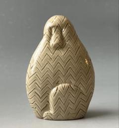 ⑨金属美術工芸品 申置物 猿 サル 銅 堀川恭作 ⑨金属美術工芸品 申置物 猿 サル 銅 堀川恭作