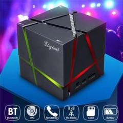 Bluetoothスピーカー重低音 LEDライト搭載 ★大人気商品
