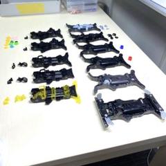 ミニ四駆 引退 シャーシ 六角穴ボールベアリング付 ゴールド