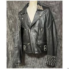 VINTI ANDREWS ハンドペイント ユニオンジャック ライダース XS