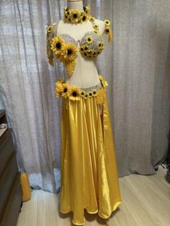 ひまわりベリーダンス衣装セット　プロ仕様 ひまわりベリーダンス衣装セット プロ仕様 - メルカリ