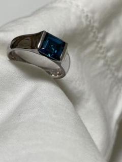 シルバー925 リング　カラーストーン
