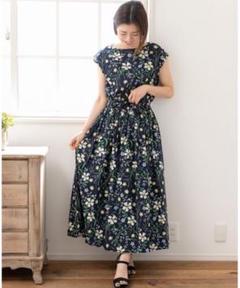 PREFERIR】ワンピース 花柄 未使用 タグ付き 美品 長袖 - メルカリ