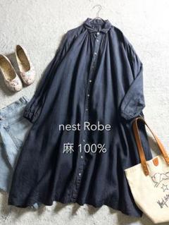ありんです　ネストローブ　リネンシャツ リネンフリンジカラードレスシャツ | ONLINE SHOP | nest Robe