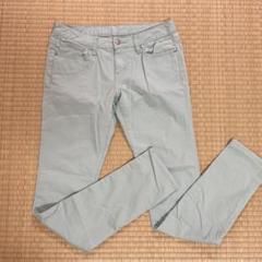 ジーユー GU 64サイズ ミントグリーン パンツ