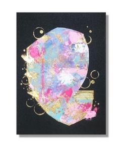 油彩画 『幻光彩影』 原画 一点物 アート 5cf86d5615db674287aaf067584a8d