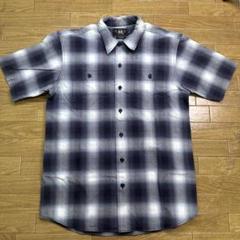 RRL ダブルアールエル オンブレ チェックネルシャツ M 正規品 DOUBLE RL RRL ダブルアールエル プリント チェック ネルシャツ