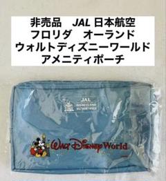 非売品 JAL フロリダ ウォルト ディズニー ワールド トラベルポーチ 1個 非売品 JAL フロリダ ウォルト ディズニー ワールド トラベル