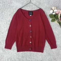 Cynthia Rowley - 定価約4.8万円♡シンシアローリー　ニットカーディガン　ビジュー　花 Cynthia Rowley - 定価約4.8万円♡シンシアローリー ニット