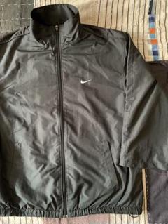 00s nike 7分丈 ブラック ジャケット ポリ ブラック ナイロン Y2K
