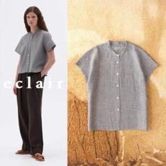 美品！ MARGARET HOWELL MHL. ノーカラー 半袖シャツ 薄手 2025年最新】Yahoo!オークション -mhl ノーカラーシャツの中古品