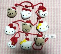 休日限定 Sanrio ハローキティ タグ レア レトロ 約1.7m ニットガーランド その他
