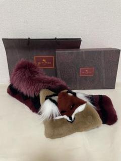 【新品未使用！箱・タグ・ショッパー付き！】ETRO ファーティペット 新品未使用！箱・タグ・ショッパー付き！】ETRO ファーティ