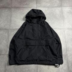 90s old gap アノラック ナイロン ジャケット パーカー ギャップ 黒 GAP(ギャップ) / 90s/オールドGAP/タイ製/アノラックパーカー