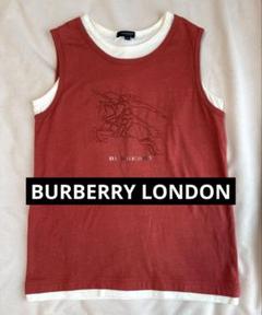 【美品】BURBERRY LONDON バーバリー　タンクトップ　ホースロゴ