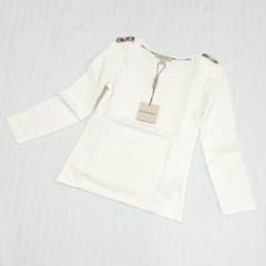 タグ付き☆バーバリー キッズ リボン付き ロンT  114 楽天市場】バーバリー 子供服 Tシャツ カーディガン グレー