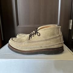 ラッセルモカシン新品未使用アメリカ製3ホール本革シボレザーミドルブーツ