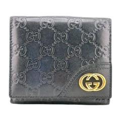 限定価格】 804 GUCCI グッチ インターロッキング 2つ折り 財布