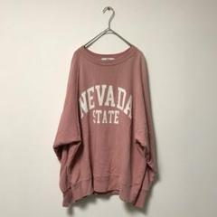 ジャーナルスタンダードレリューム NEVADAロゴスウェットピンク