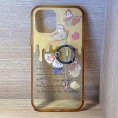 プーさん iPhone12ケース リング付き／チップとデール シールカスタム